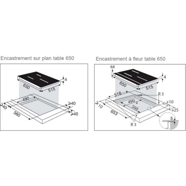 Table induction DE DIETRICH DPI4321W Blanc Eternel