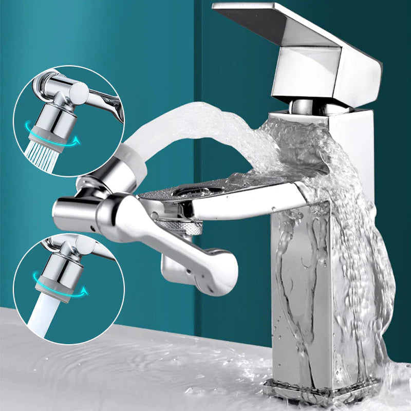 Robinet Universelle Rotative 1080° En Acier