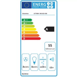 Hotte décorative murale ELECTROLUX LFT769X Breeze H2H